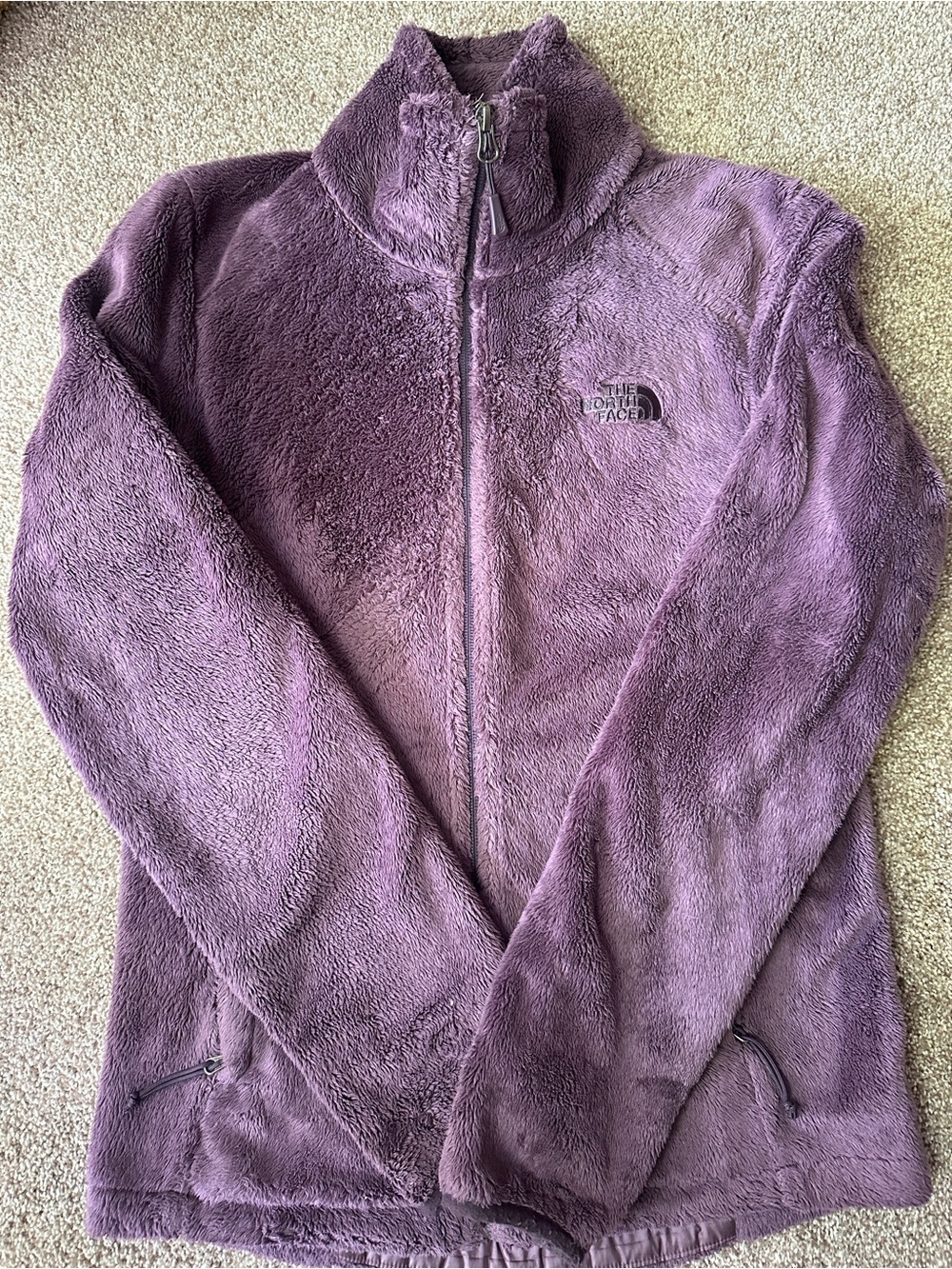The North Face Osito Zip-Up Jacket in Mauve